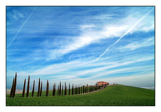 Val D'Orcia in Tuscany. Photo by  Luigi Scuderi.